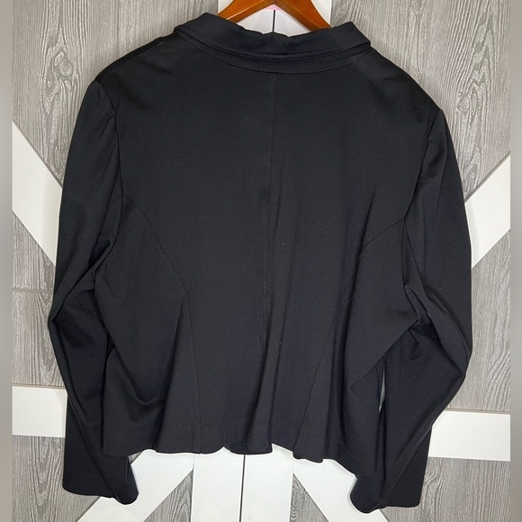 086. Women's Lane Bryant Plus Size Moto Jacket Black 28 - Picture 5 of 5